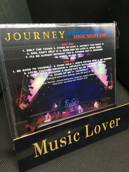 JOURNEY / RAISED ON RADIO TOUR FINAL NIGHT 1987 (2CDR)
