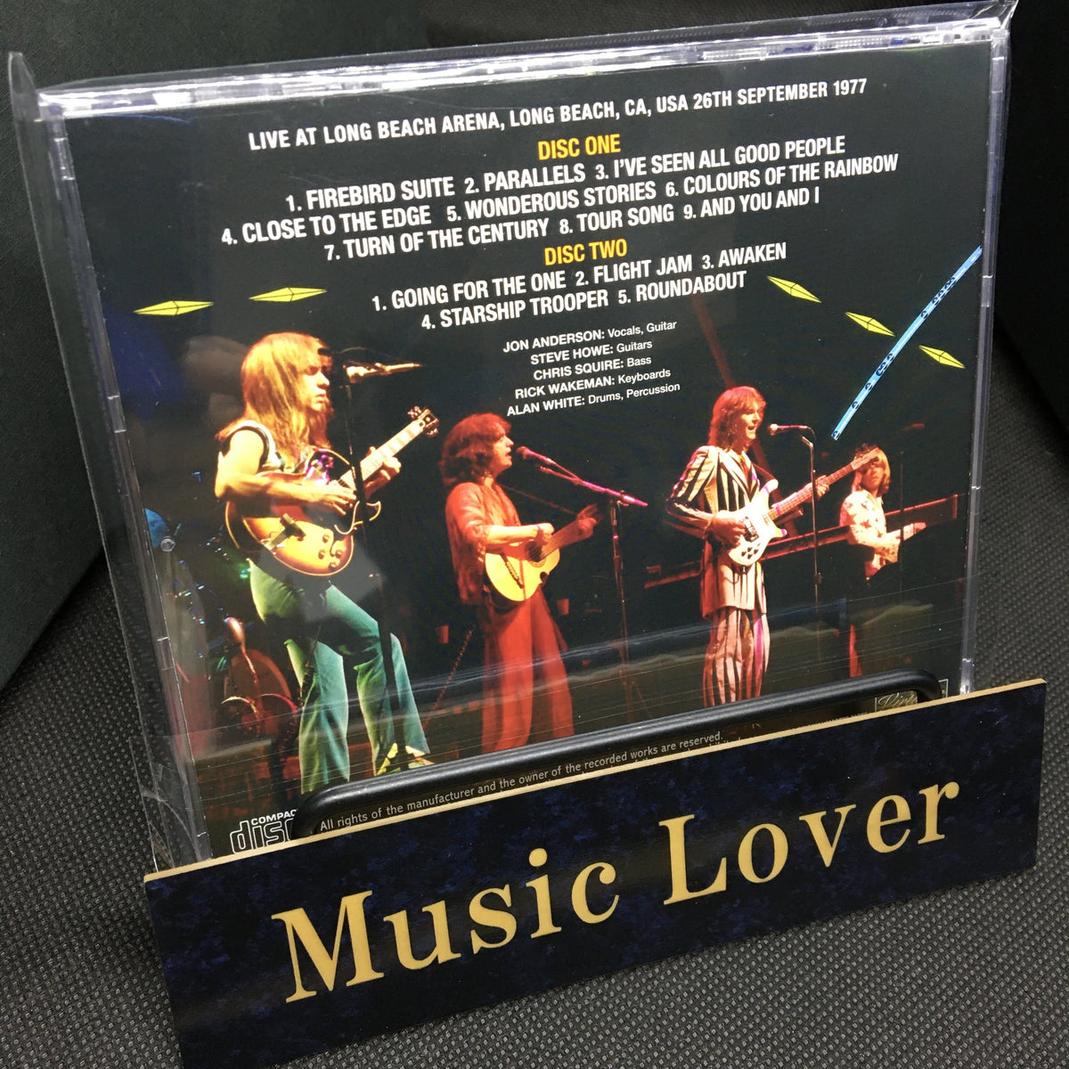 YES / DEFINITIVE LONG BEACH ARENA 1977 MIKE MILLARD ORIGINAL MASTER TAPES (2CD)