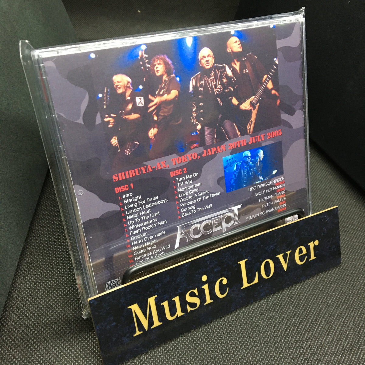 ACCEPT / TOKYO 2005 2ND NIGHT DAT MASTER (2CDR)