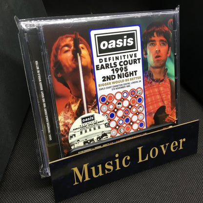 OASIS / DEFINITIVE EARLS COURT 1995 2ND NIGHT BIGGER WOULD BE BETTER (2CD)