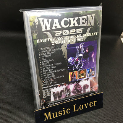 W.A.S.P. / WACKEN 2025 PRO SHOT (1DVDR)