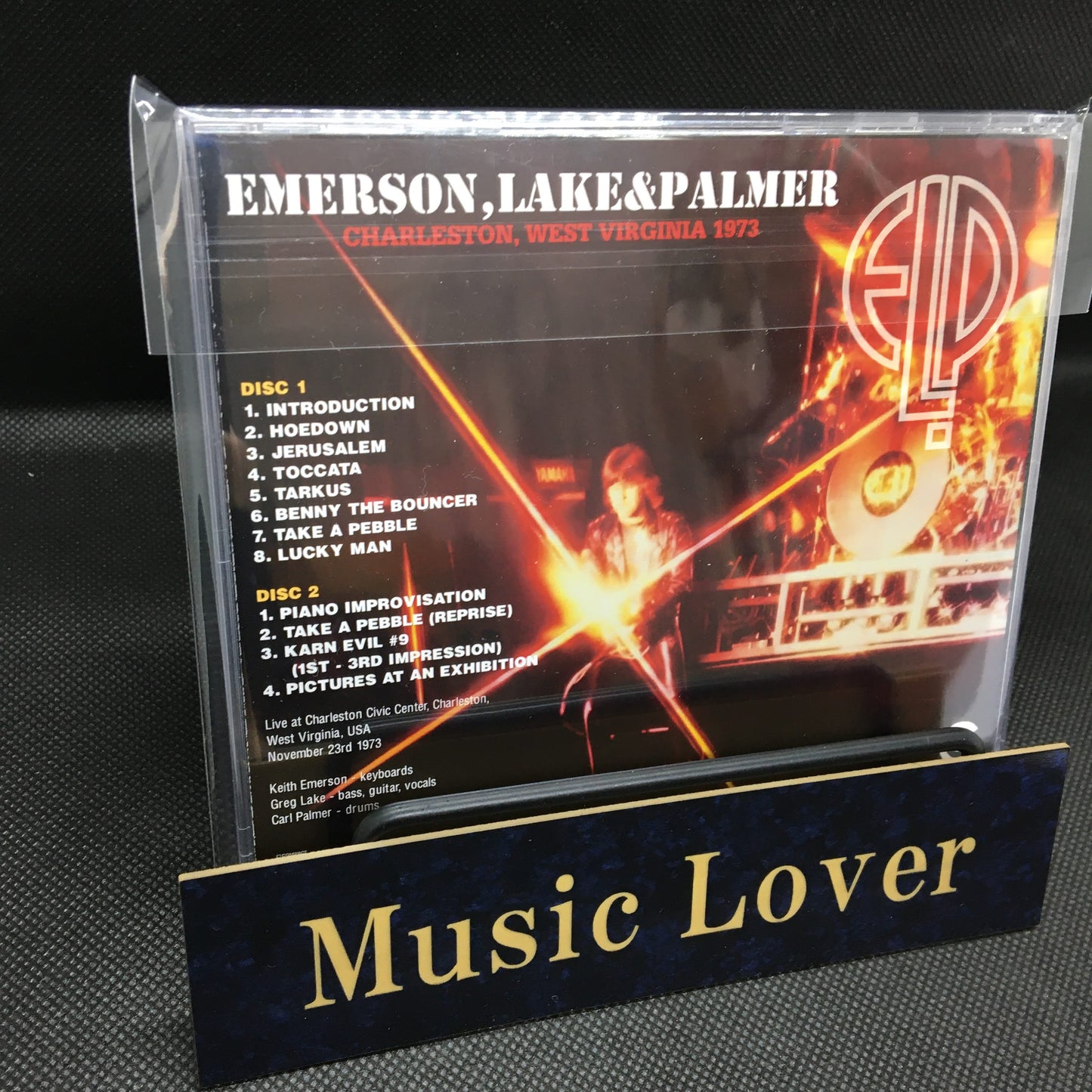 EMERSON, LAKE & PALMER / CHARLESTON, WEST VIRGINIA 1973 (2CDR)