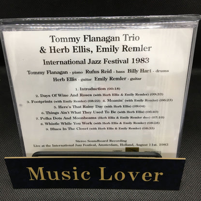 Tommy Flanagan Trio & Herb Ellis, Emily Remler / International Jazz Festival 1983 STEREO SOUNDBOARD (1CDR)