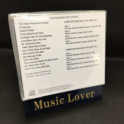 BOB DYLAN / COMPLETE ENGLAND TOUR 1965 Soundboard (8CDR)