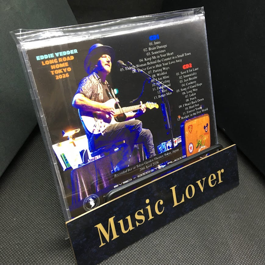 EDDIE VEDDER / LONG ROAD HOME NAGOYA OSAKA KYOTO TOKYO 2026 Japan 4 Set (8CDR)