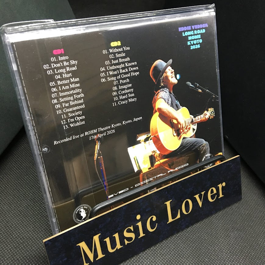 EDDIE VEDDER / LONG ROAD HOME NAGOYA OSAKA KYOTO TOKYO 2026 Japan 4 Set (8CDR)