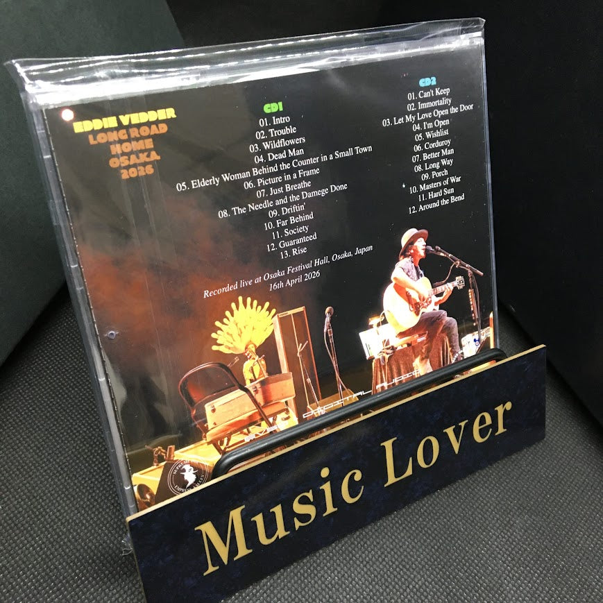 EDDIE VEDDER / LONG ROAD HOME NAGOYA OSAKA KYOTO TOKYO 2026 Japan 4 Set (8CDR)