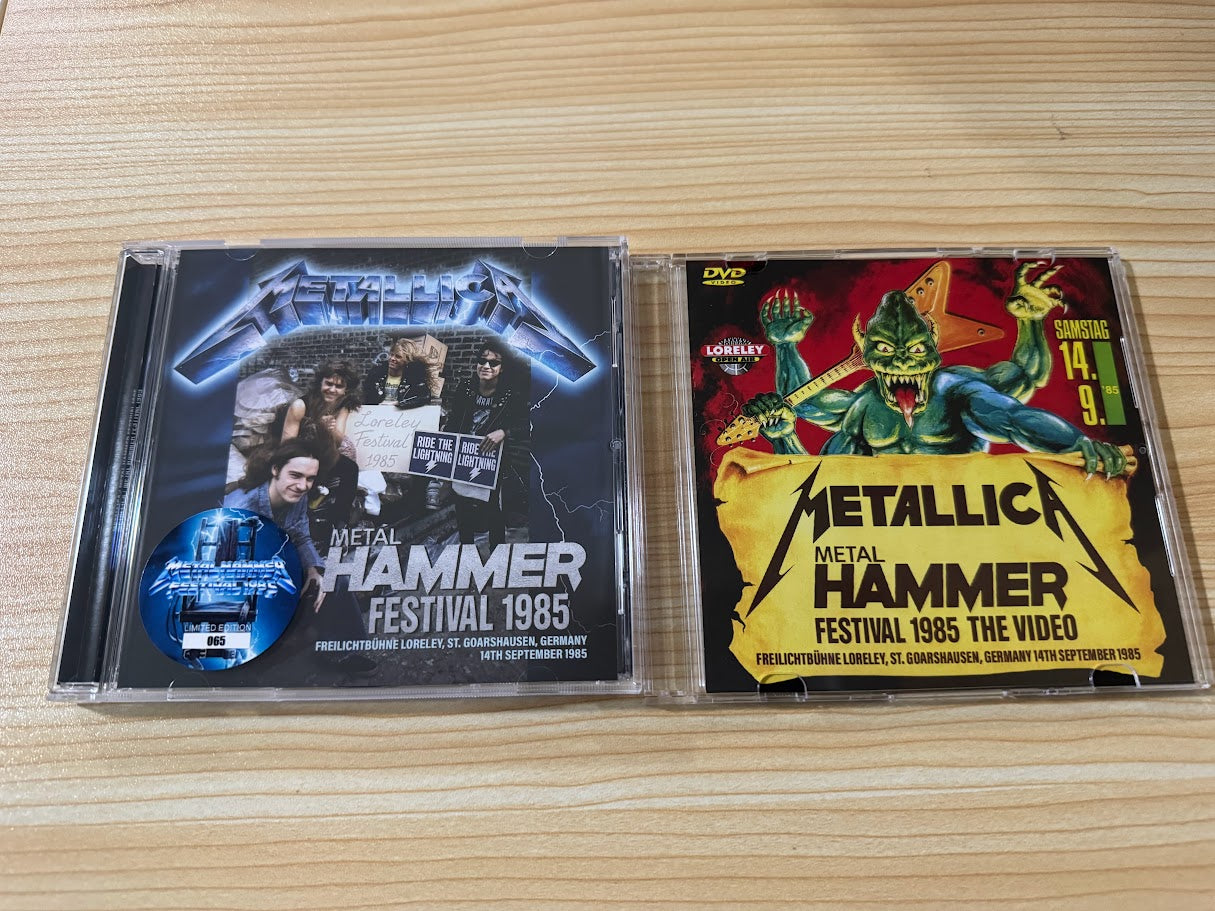 METALLICA / METAL HAMMER FESTIVAL 1985 (1CD+1DVDR)