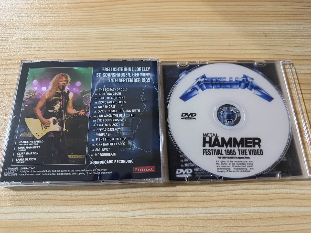 METALLICA / METAL HAMMER FESTIVAL 1985 (1CD+1DVDR)