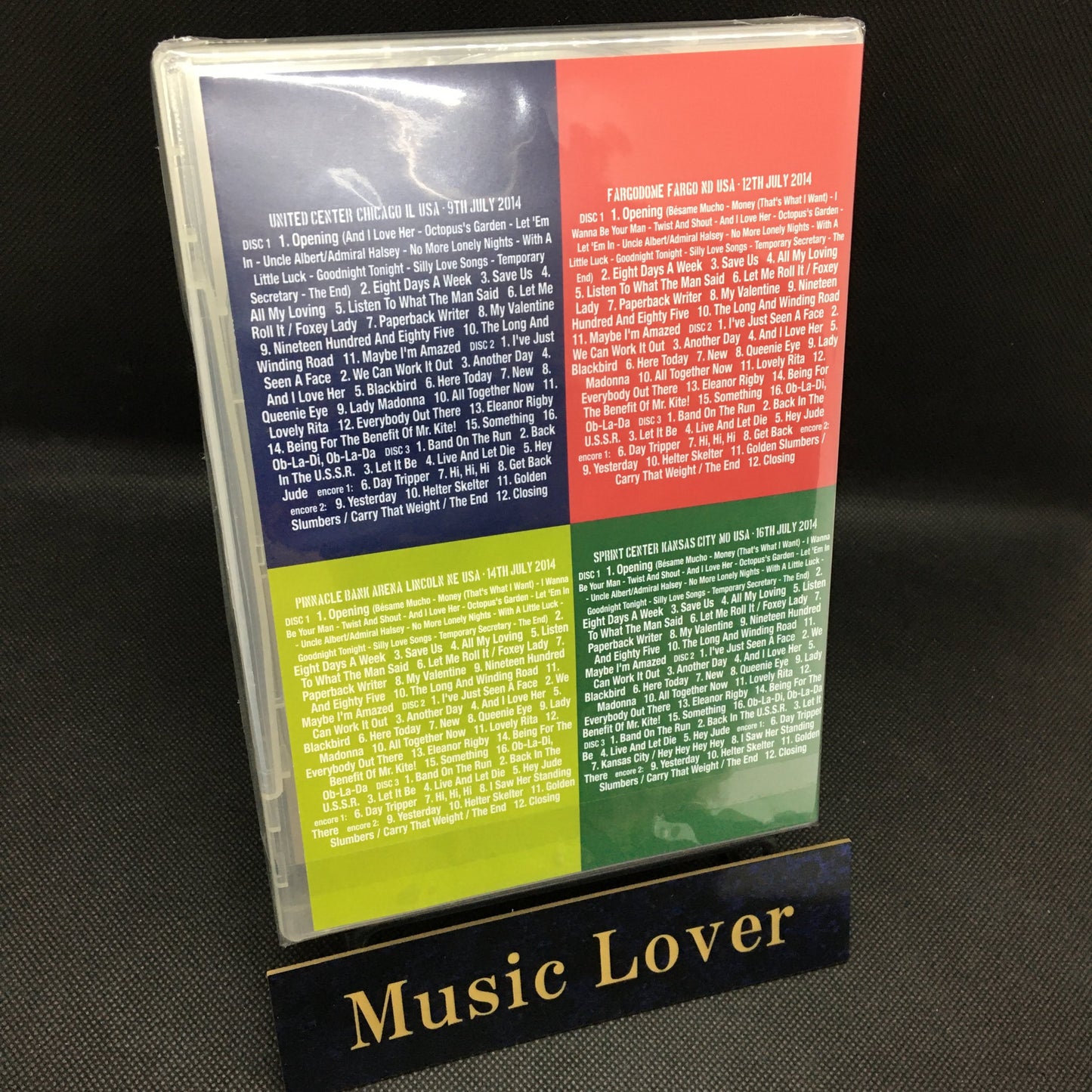 Paul McCartney / EVSD presents Out There U.S.A. Tour Film Limited Edition (8DVD)