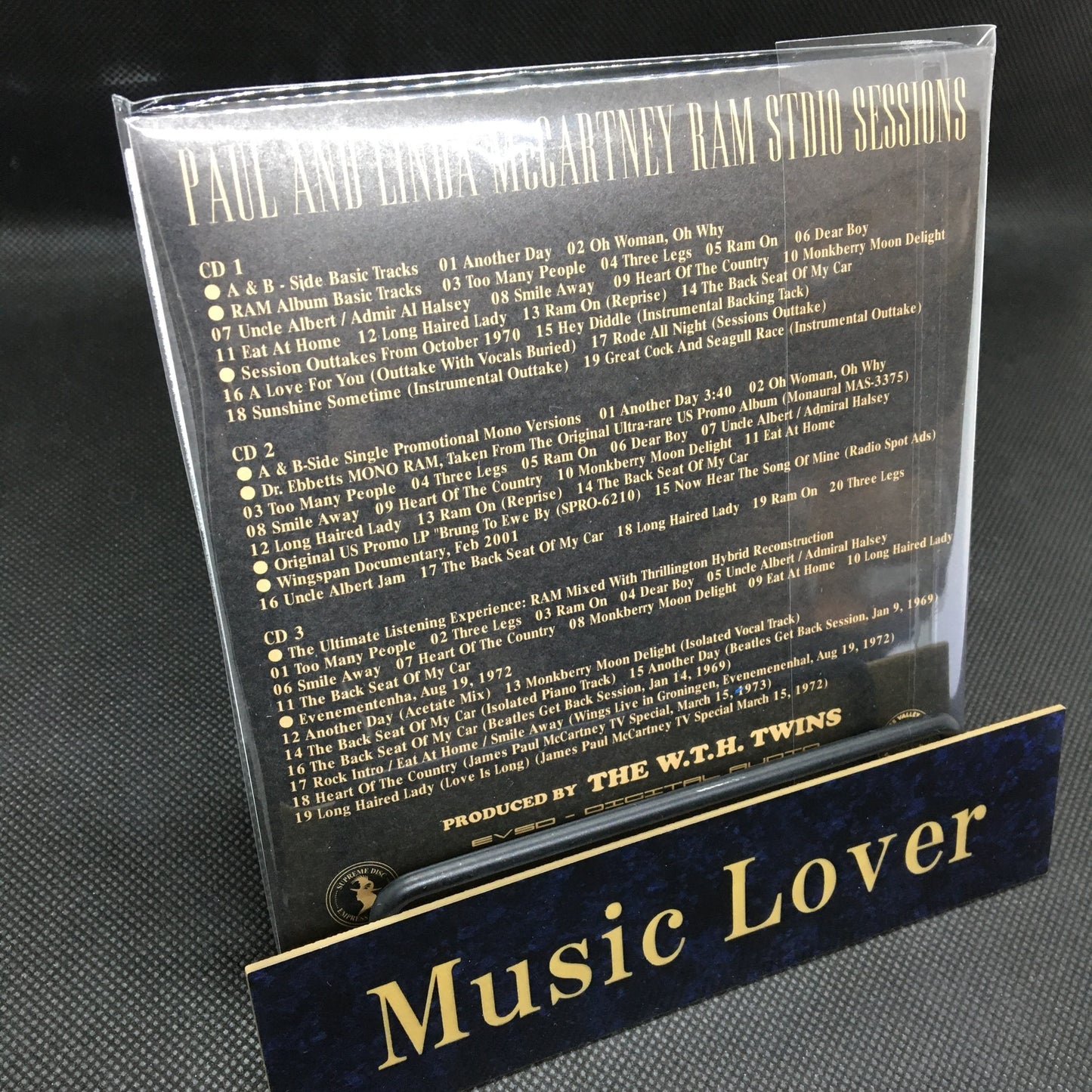 PAUL AND LINDA McCARTNEY / RAM studio sessions captain acid remaster (3CD)