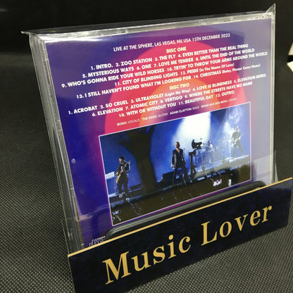 U2 / THE SPHERE 2023 SHOW 23 MULTIPLE IEM RECORDING (2CD)