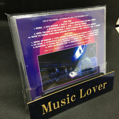U2 / THE SPHERE 2023 SHOW 23 MULTIPLE IEM RECORDING (2CD)