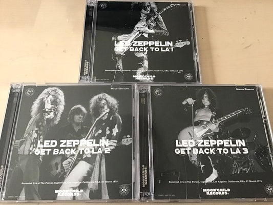 Led Zeppelin / Get Back To LA 1-3 1975 3 Set (9CD) Moonchild
