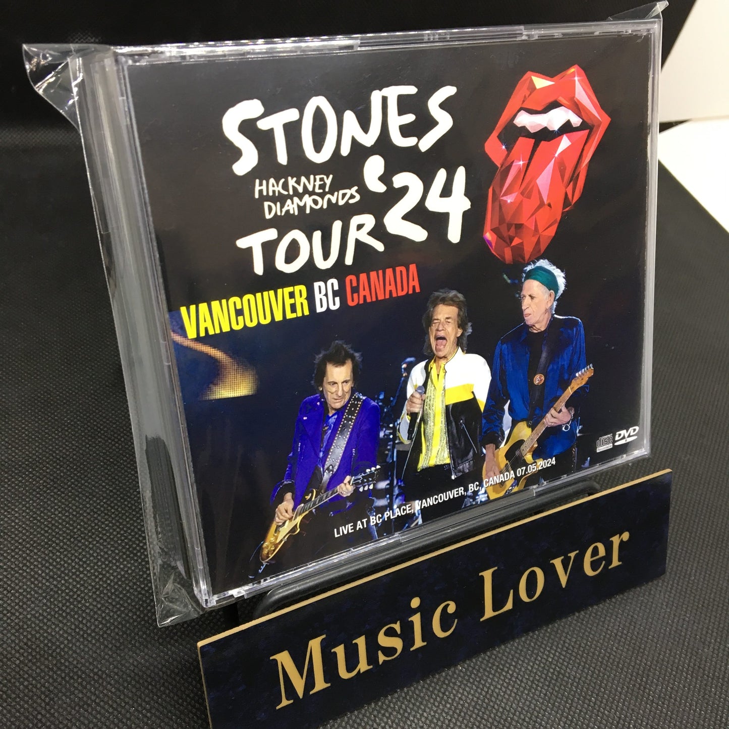 THE ROLLING STONES / HACKNEY DIAMONDS TOUR 2024 VANCOUVER BC CANADA (2CDR+1DVDR)