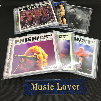 PHISH / LIVE ALBUMS (6 titles, 10 discs)