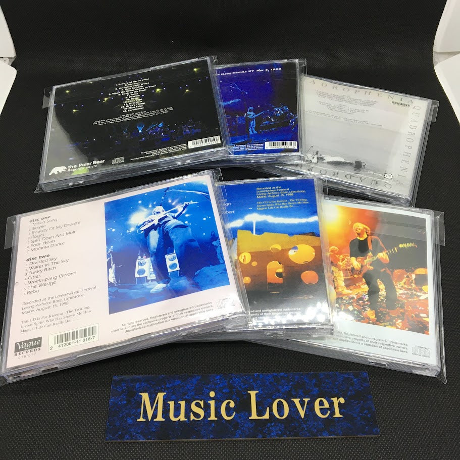 PHISH / LIVE ALBUMS (6 titles, 10 discs)