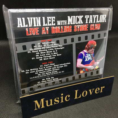 ALVIN LEE WITH MICK TAYLOR / LIVE AT ROLLING STONE CLUB (2CDR) Ten Years After