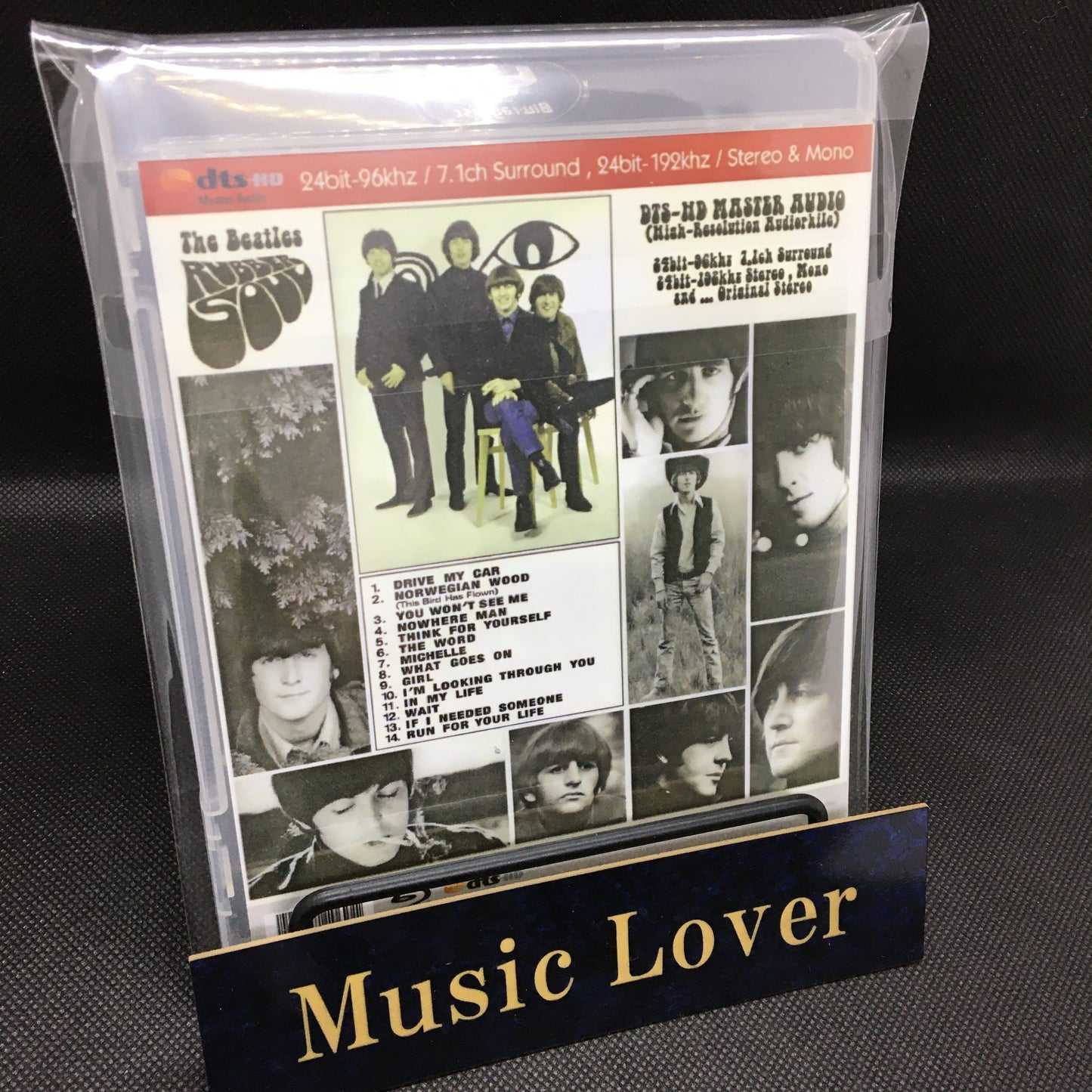 The Beatles / RUBBER SOUL 24bit-96khz / 7.1ch Surround, 24bit-192khz / Stereo & Mono (1BDR) DTS-HD Master Audio
