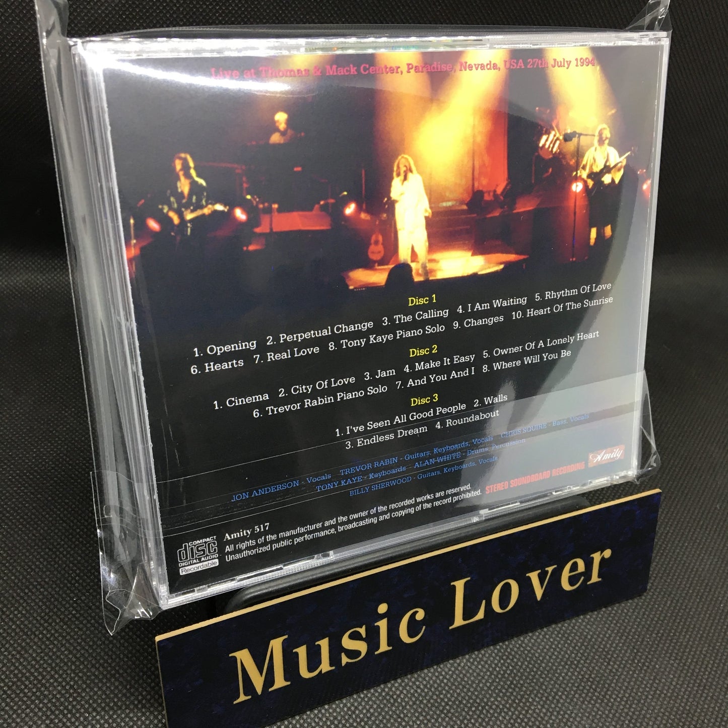 YES / PARADISE 1994 STEREO SOUNDBOARD (3CDR)
