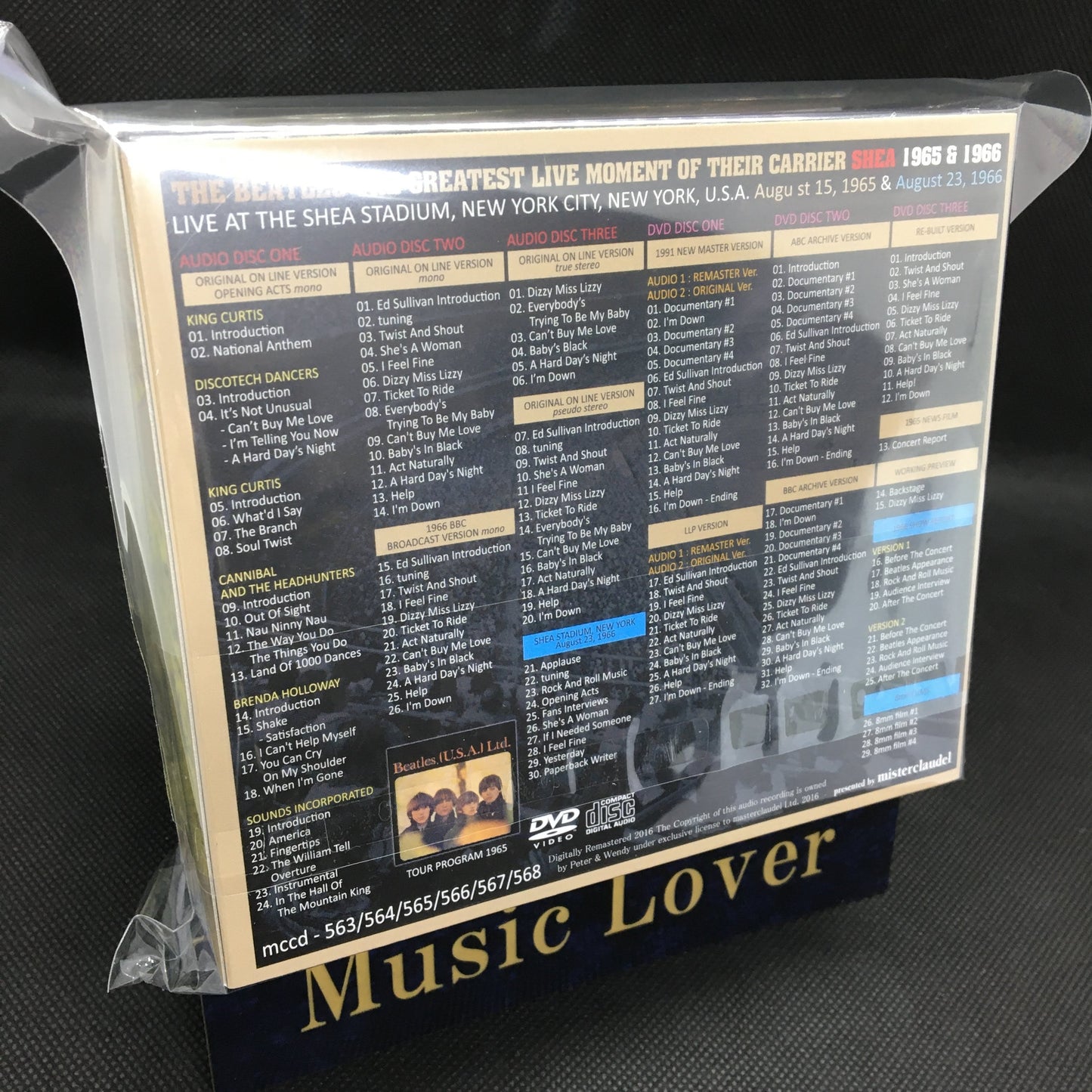 THE BEATLES / SHEA STADIUM 1965 & 1966 【3CD+3DVD with TOUR PROGRAM】