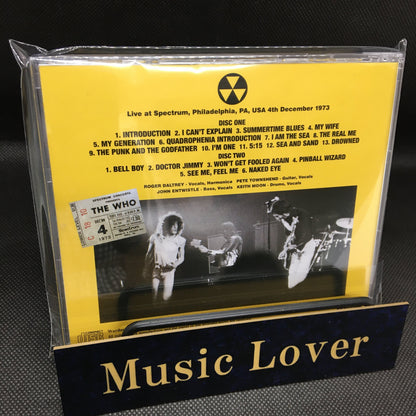 THE WHO / PHILADELPHIA 1973 STEREO SOUNDBOARD (2CD)