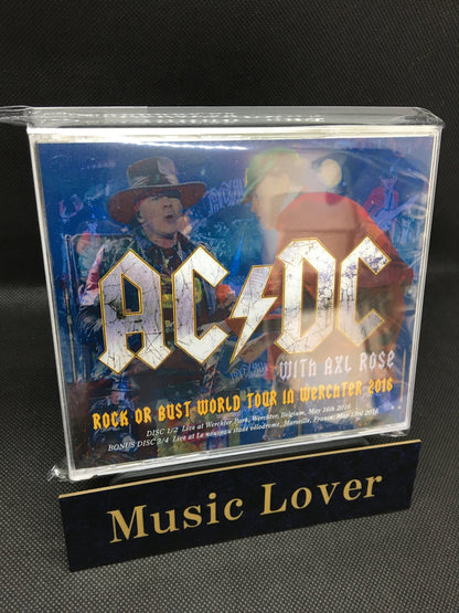 AC/DC WITH AXL ROSE / ROCK OR BUST WORLD TOUR IN WERCHTER 2016 (4CDR)