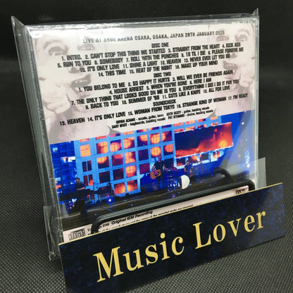 BRYAN ADAMS / OSAKA 2026 ORIGINAL IEM RECORDING (2CDR)