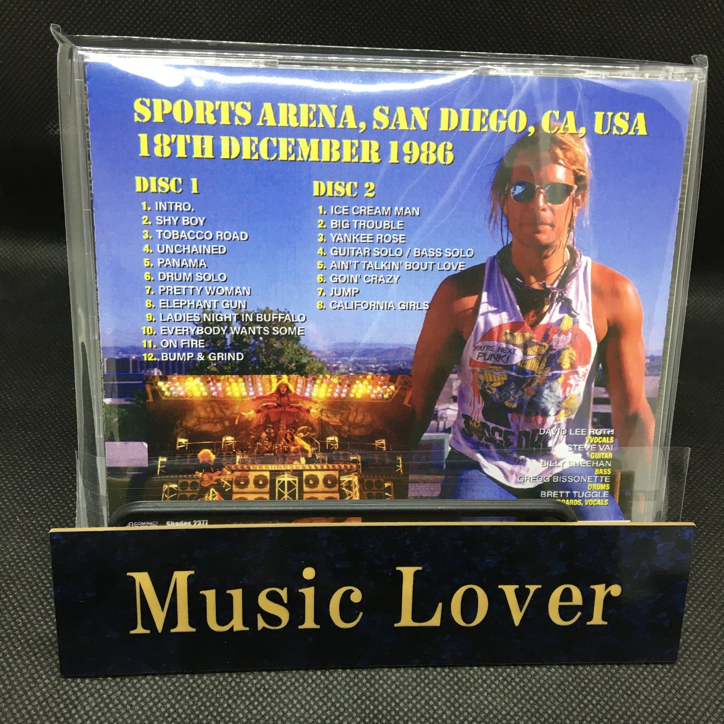 DAVID LEE ROTH / SAN DIEGO 1986 MARCO MOIR MASTER (2CDR)