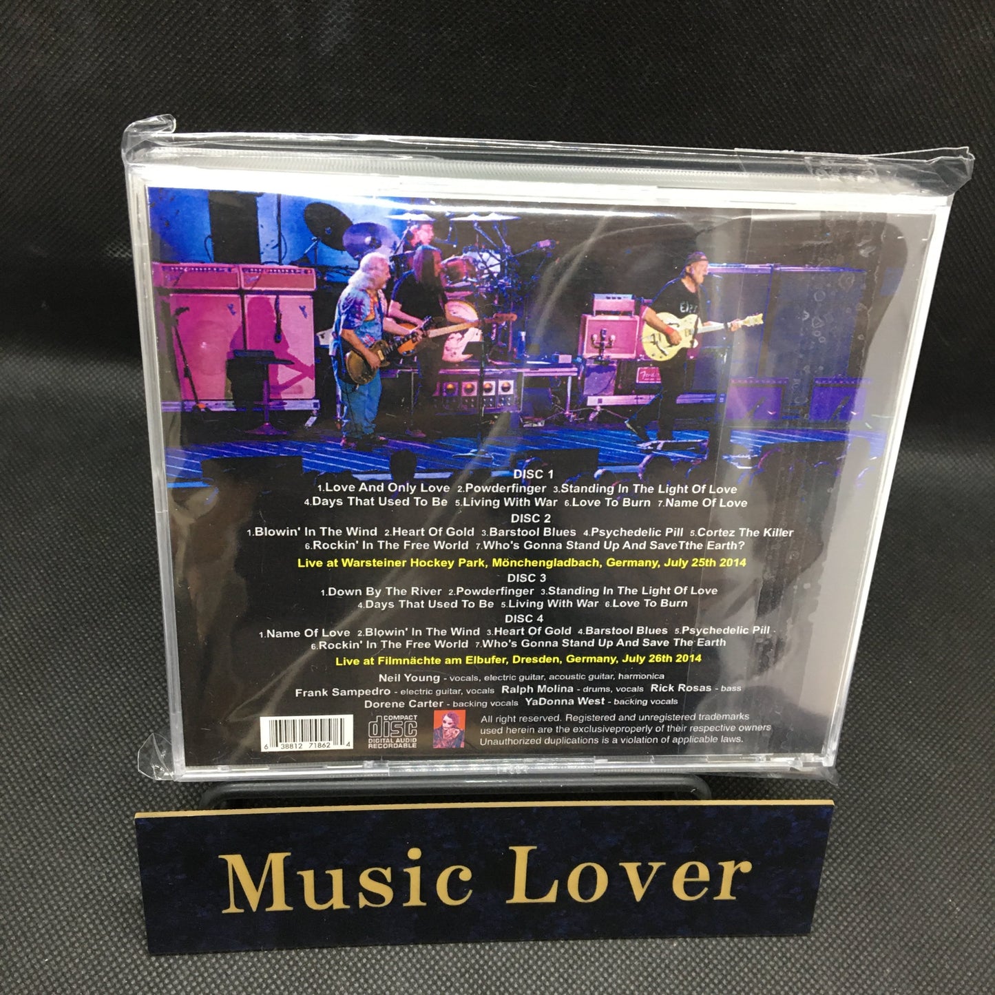 Neil Young and Crazy Horse / 2 Shows in Germany 2014 (4CDR)