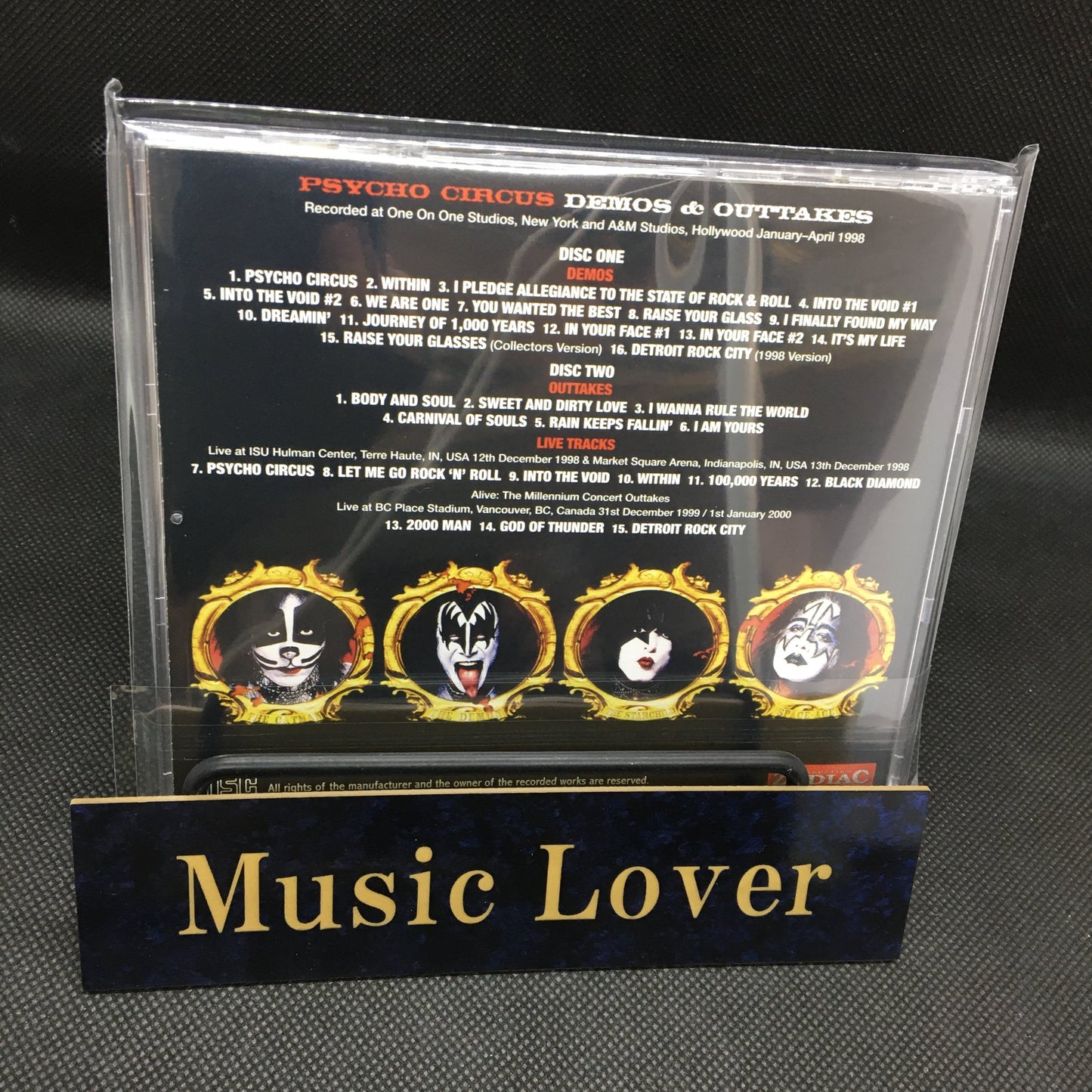 KISS / PSYCHO CIRCUS DEMOS & OUTTAKES (2CD)