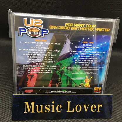 U2 / POPMART TOUR SAN DIEGO 1997 MATRIX MASTER (2CDR)