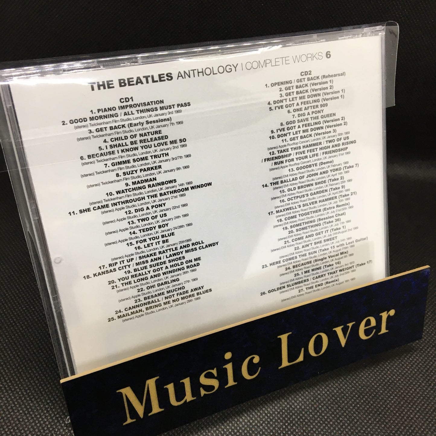 THE BEATLES / ANTHOLOGY COMPLETE WORKS 6 (2CD)
