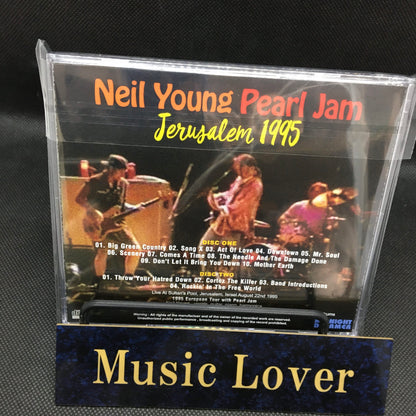 NEIL YOUNG & PEARL JAM / JERUSALEM 1995 (2CDR)
