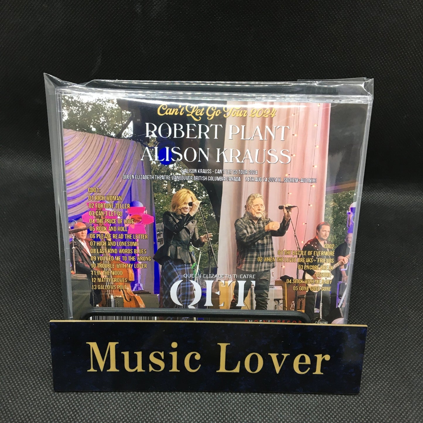 Robert Plant & Alison Krauss / Can't Let Go Tour 2024 (2CDR)
