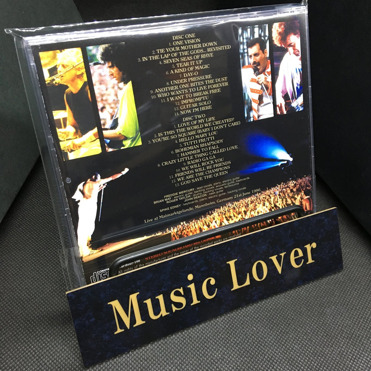 QUEEN / DEFINITIVE MANNHEIM 1986 STEREO SOUNDBOARD (2CD)