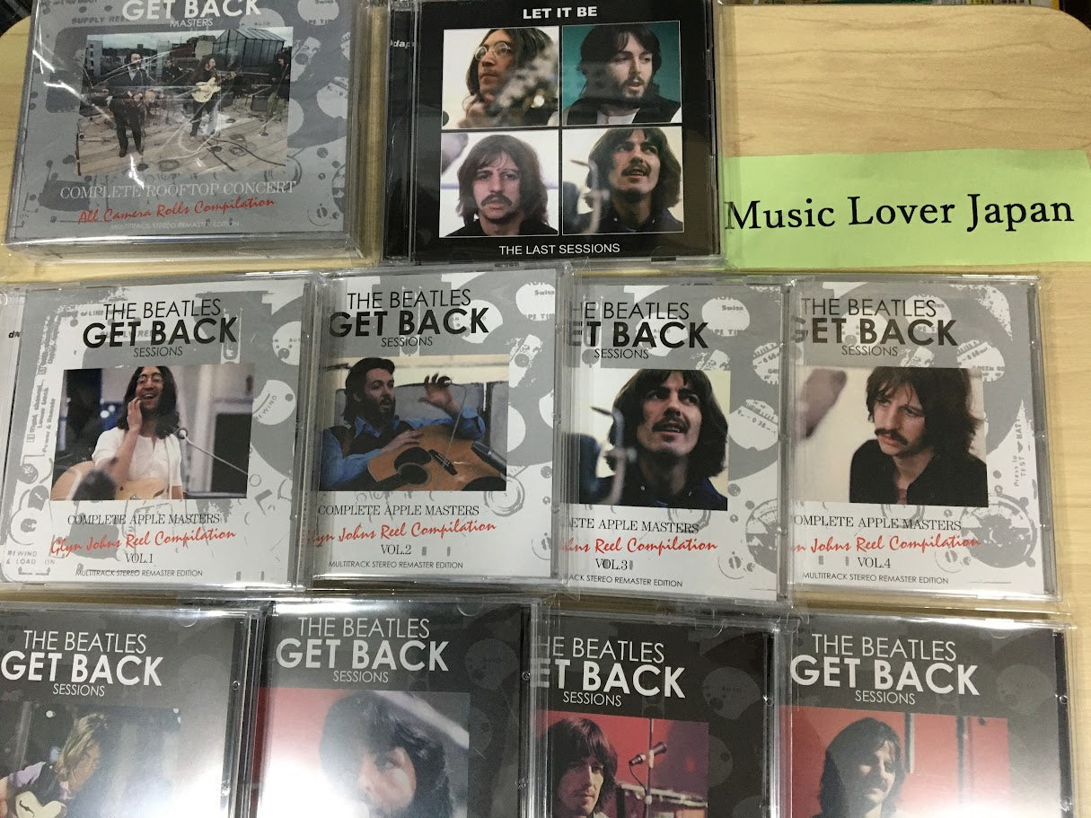 THE BEATLES LET IT BE THE LAST SESSIONS �• GET BACK SESSIONS & ROOFTOP CONCERT COMPLETE 10 SET �y21CD�z