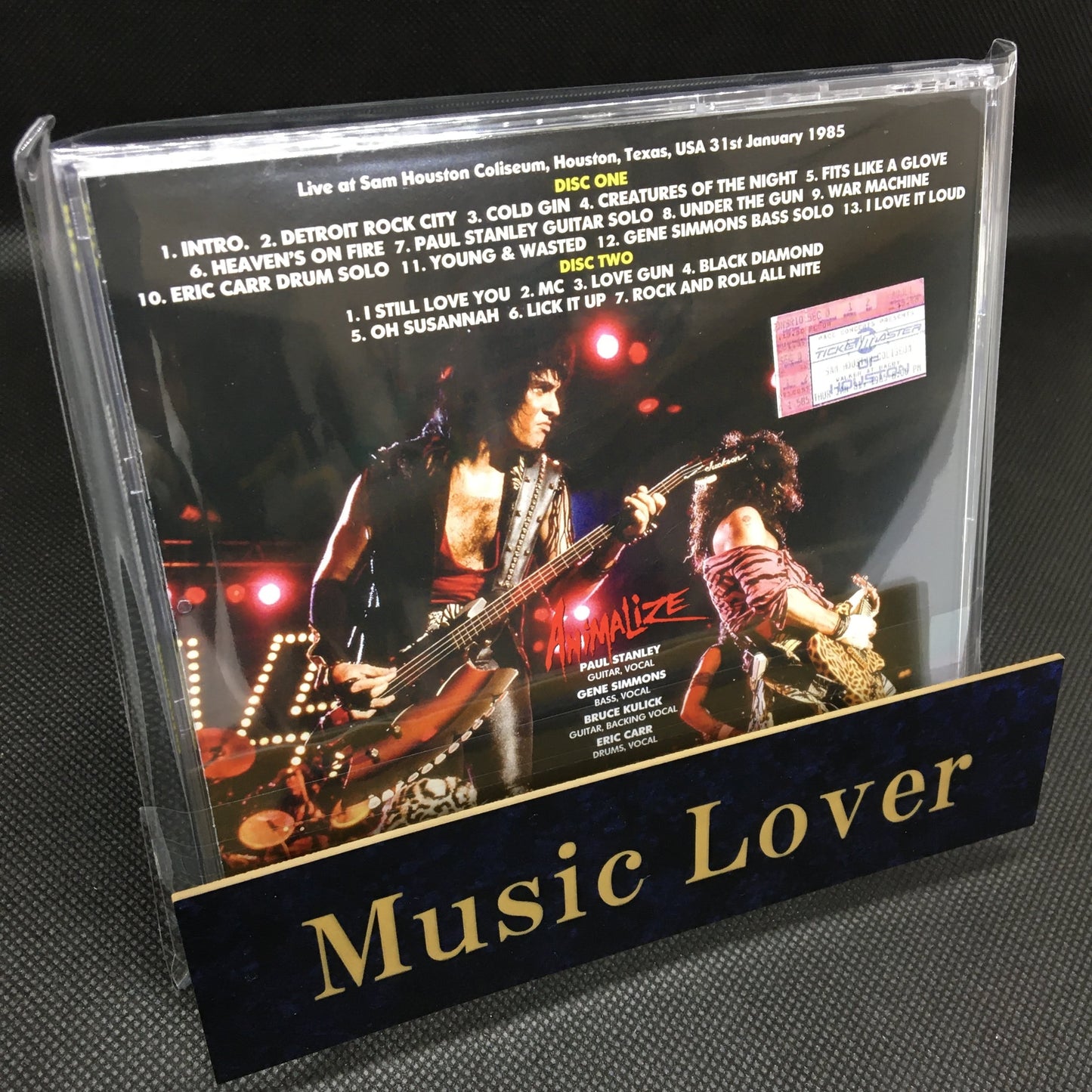 KISS / DEFINITIVE HOUSTON 1985 SOUNDBOARD (2CD)