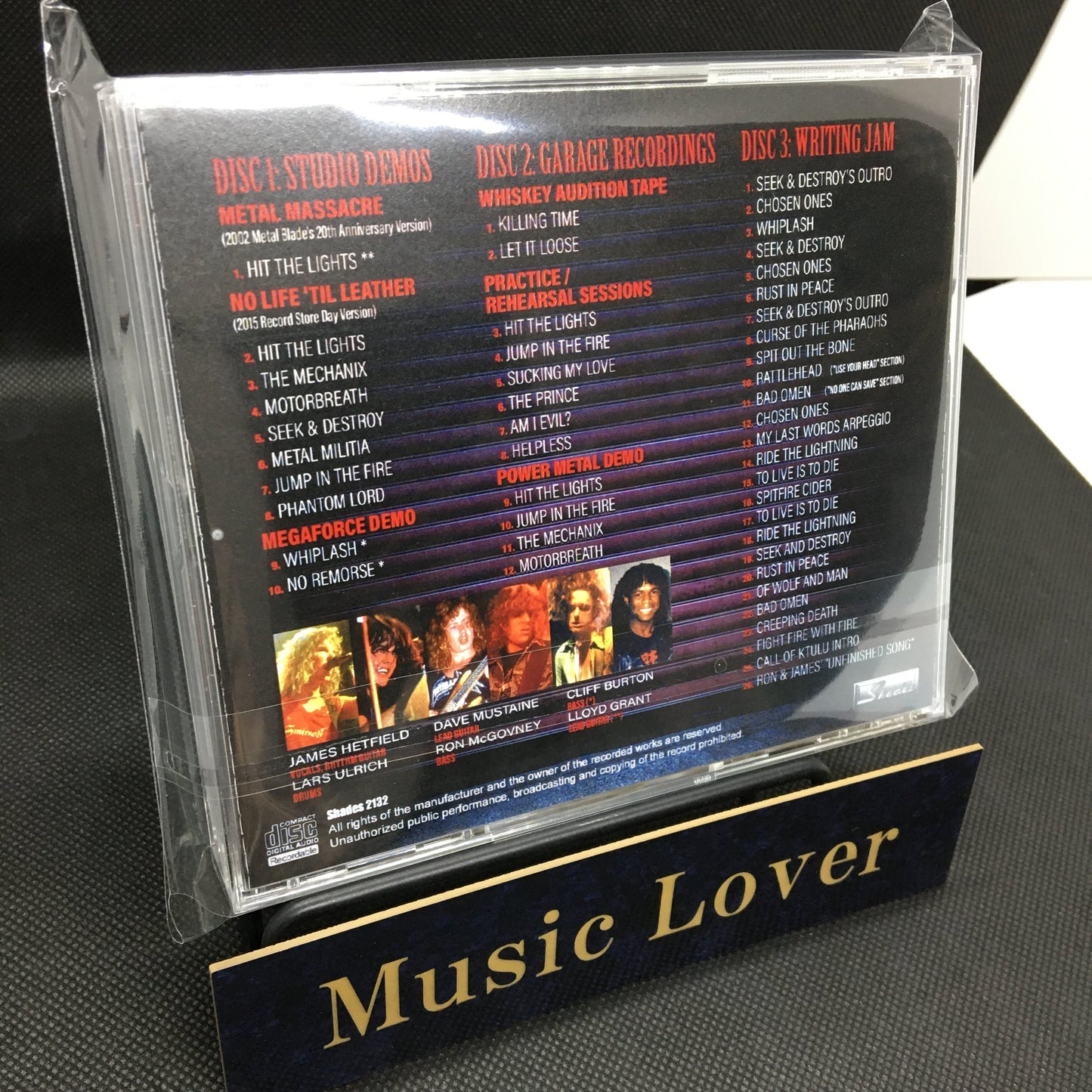 METALLICA / DEMO COLLECTION: DAVE MUSTAINE DAYS STEREO SOUNDBOARD (3CDR)