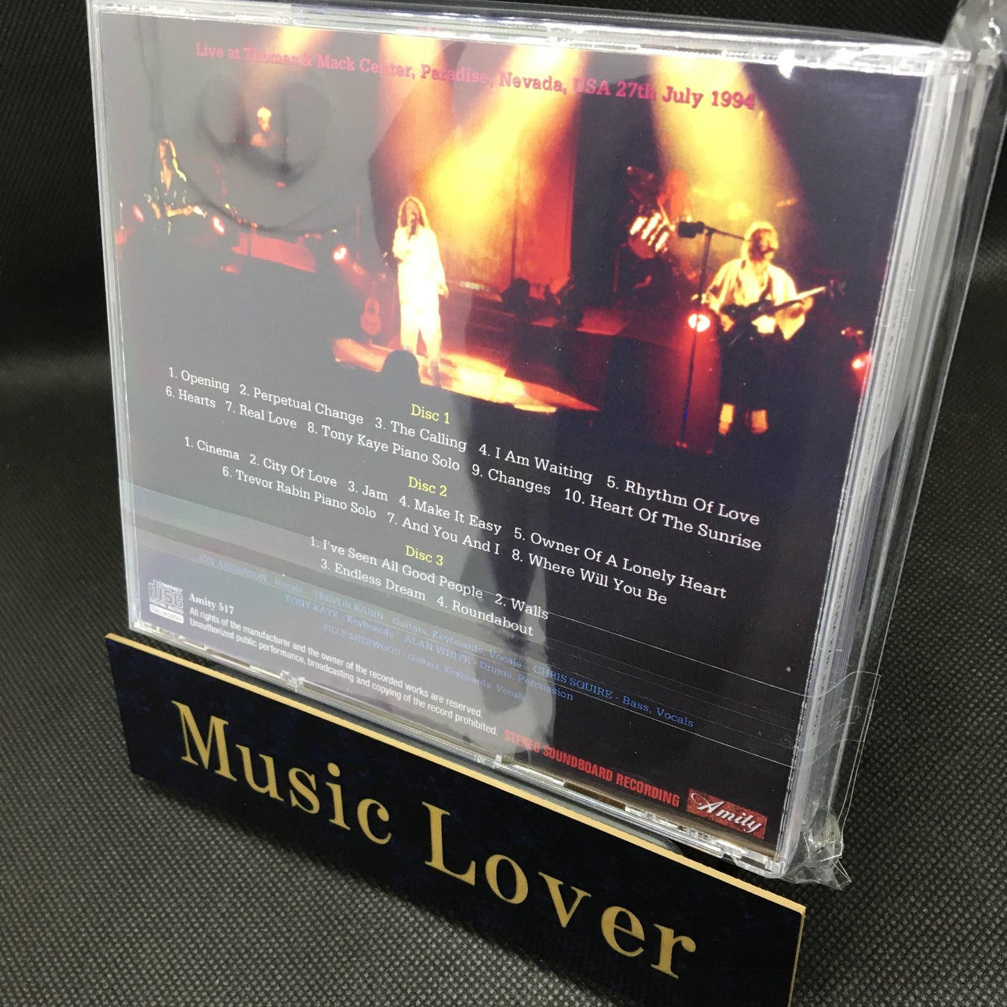 YES / PARADISE 1994 STEREO SOUNDBOARD (3CDR)