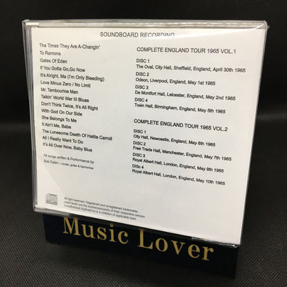 BOB DYLAN / COMPLETE ENGLAND TOUR 1965 Soundboard (8CDR)