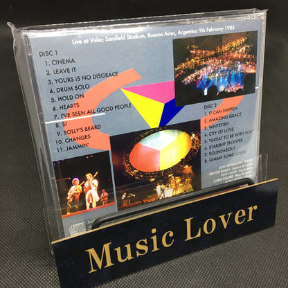 YES / BUENOS AIRES 1985 FINAL NIGHT STEREO SOUNDBOARD (2CDR)