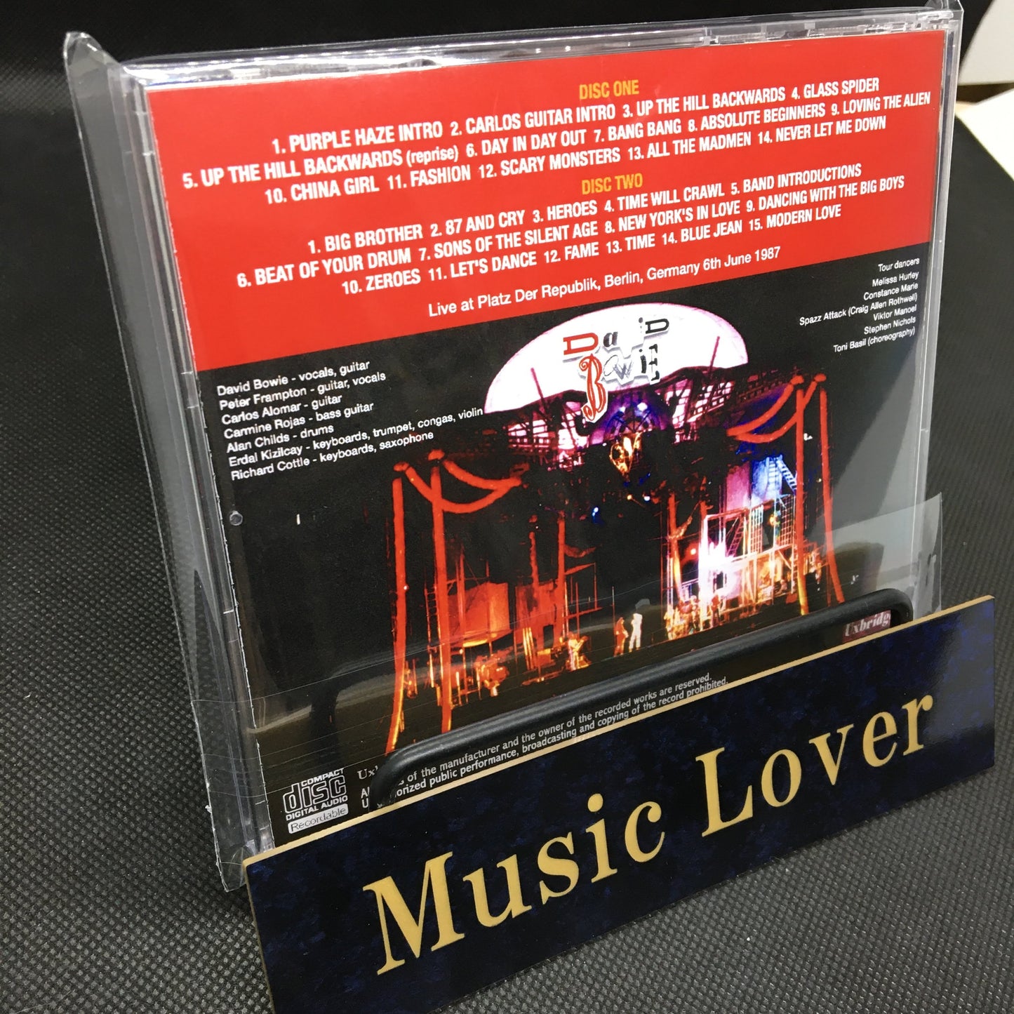 DAVID BOWIE / BERLIN 1987 STEREO SOUNDBOARD (2CDR)