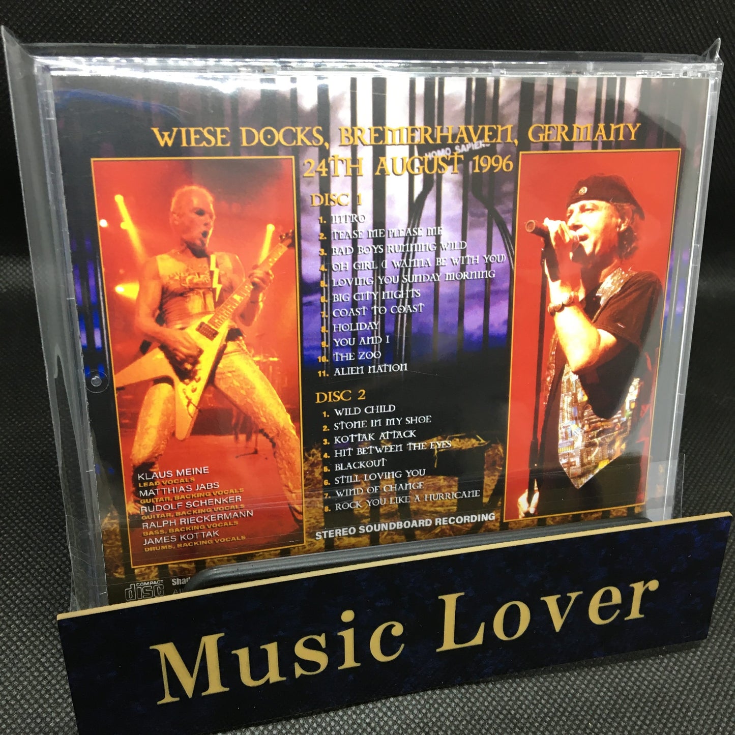 SCORPIONS / PURE INSTINCT IN GERMANY 1996 FM MASTER STEREO SOUNDBOARD (2CDR)