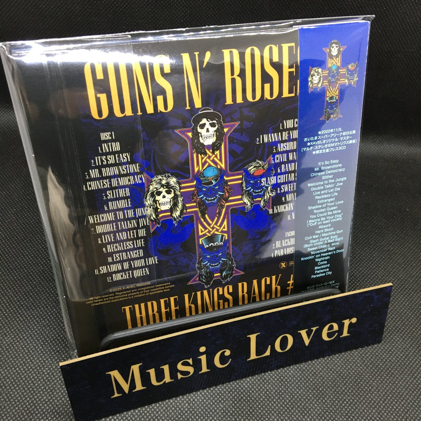 GUNS N’ ROSES / THREE KINGS BACK COMPLETE LIVE IN JAPAN 2022 (Paper 6CD)