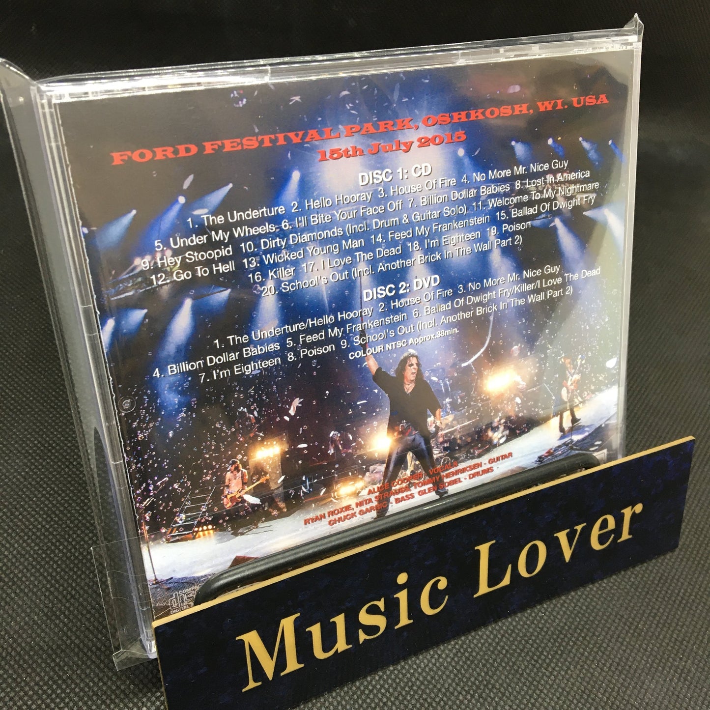 ALICE COOPER / ROCK USA 2015 (1CDR+1DVDR)