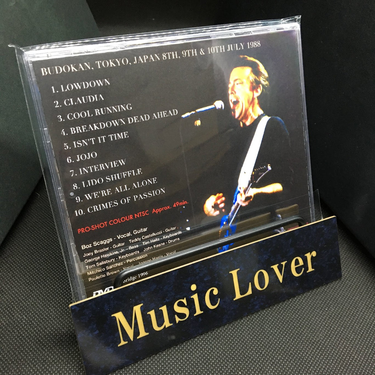 BOZ SCAGGS / BUDOKAN 1988 PRO SHOT (1DVDR)
