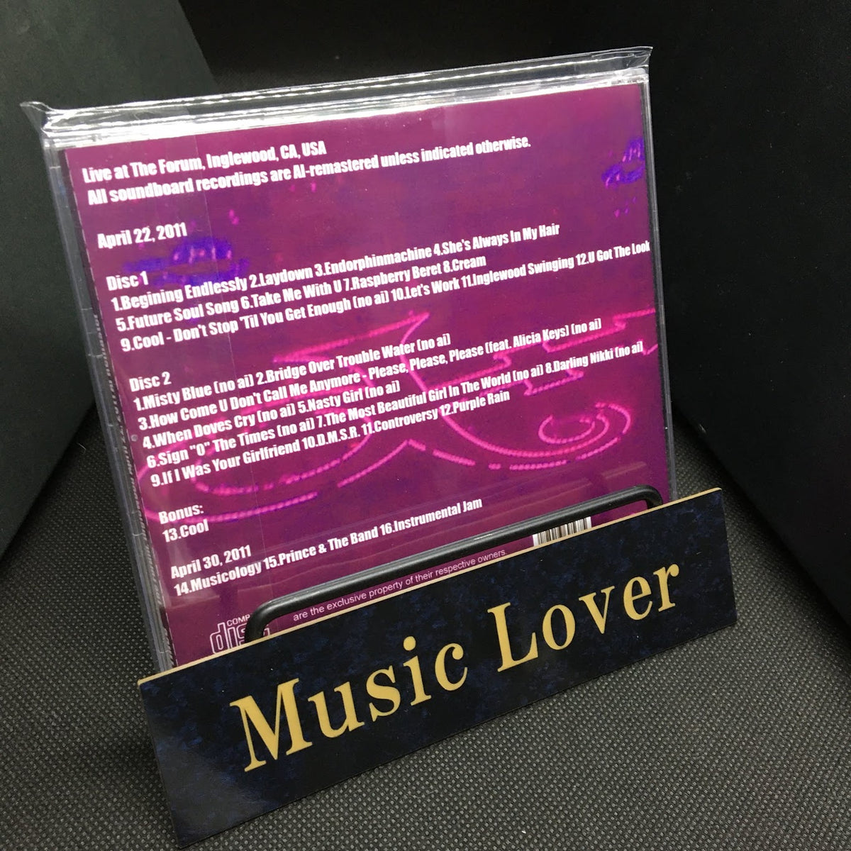 Prince / The Forum, Inglewood April 22, 2011 AI Remaster (2CDR)