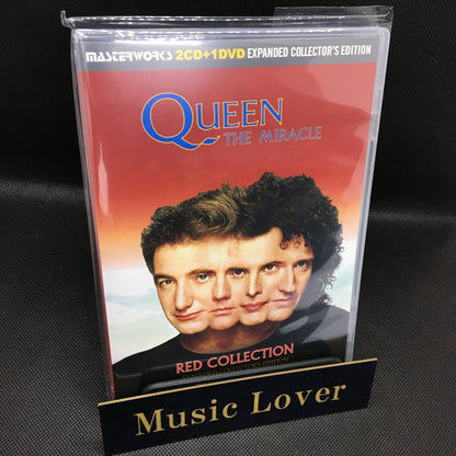 QUEEN / THE MIRACLE EXPANDED COLLECTOR'S RED (2CD+DVD)