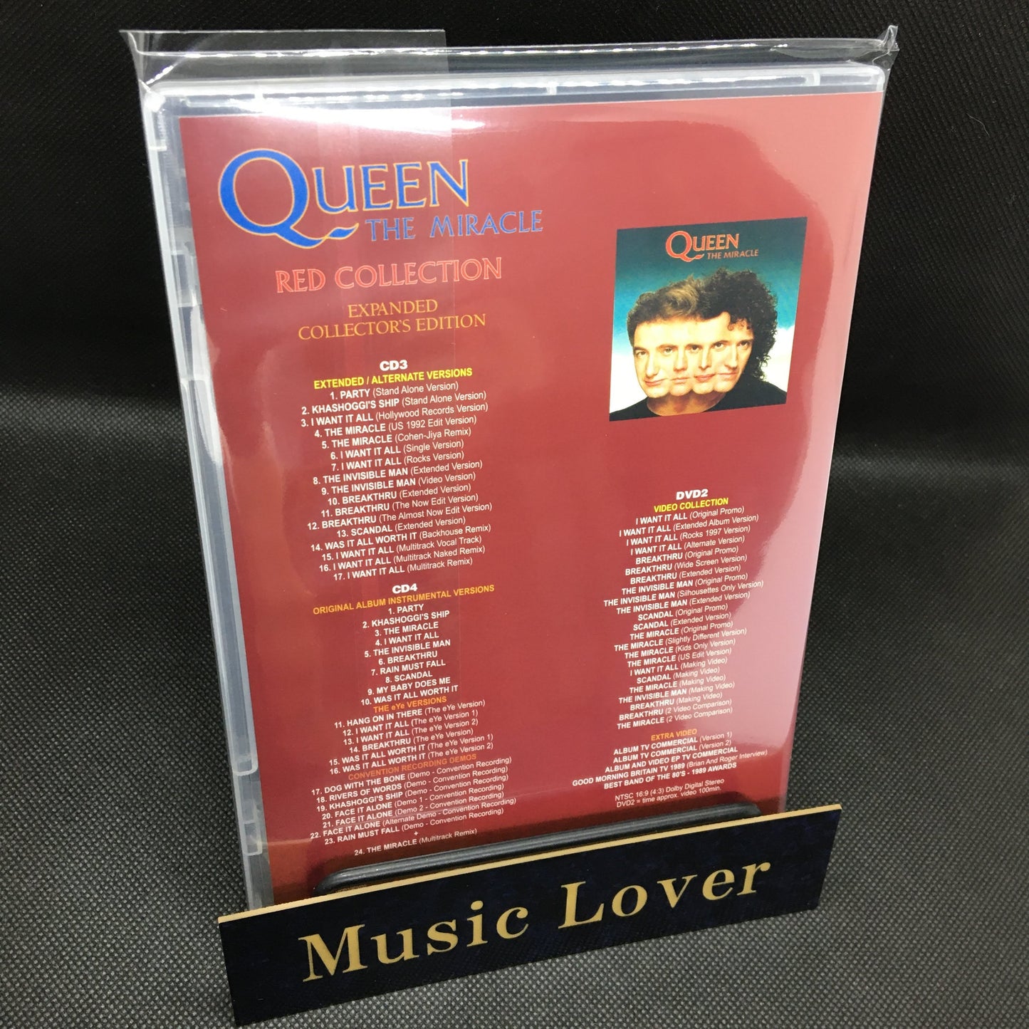 QUEEN / THE MIRACLE EXPANDED COLLECTOR'S BLUE & RED (4CD+2DVD)
